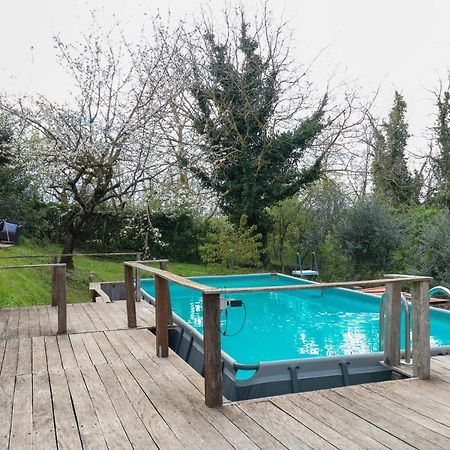 Вилла Casale Val D' Orcia- Relax E Lusso In Piscina Торрита-ди-Сьена Экстерьер фото