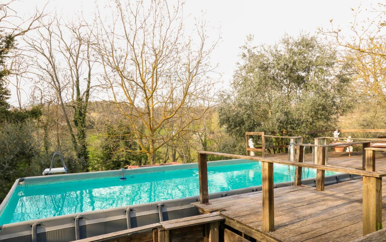 Вилла Casale Val D' Orcia- Relax E Lusso In Piscina Торрита-ди-Сьена Экстерьер фото